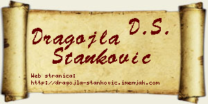 Dragojla Stanković vizit kartica